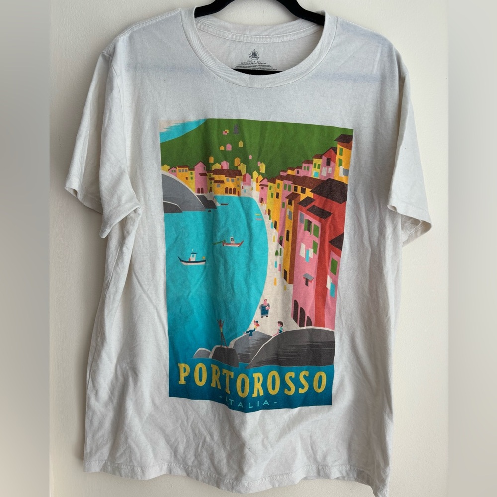 Disney Portorosso Italy Graphic Tee - White